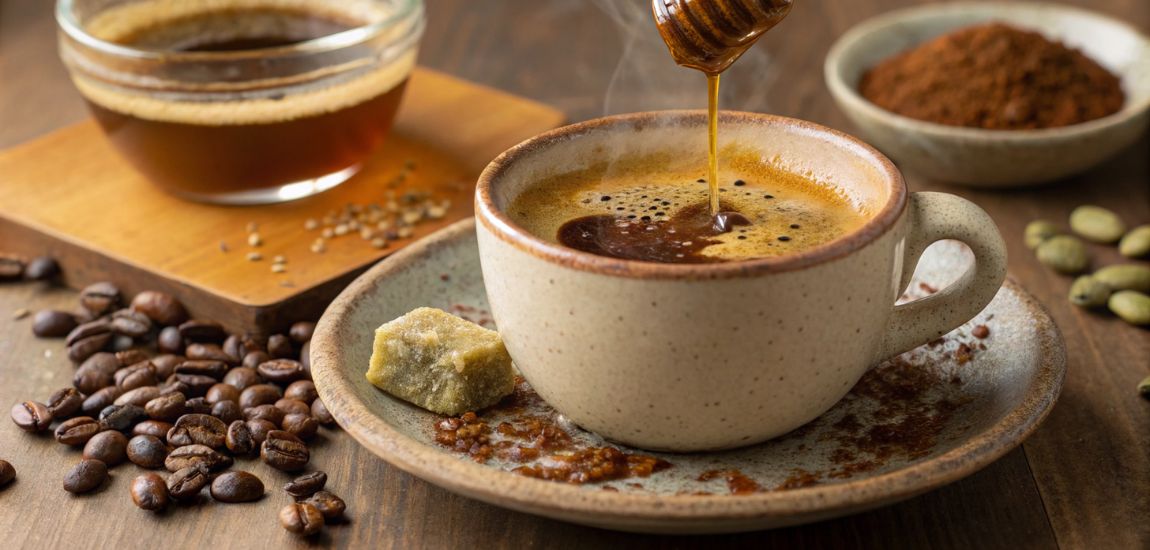 Filiżanka kawy na talerzyku